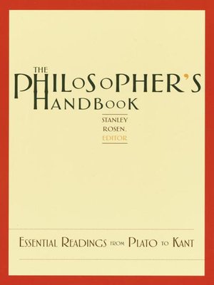 The Philosopher's Handbook - ebook